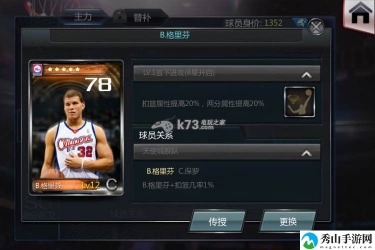 NBA梦之队2015部分橙卡技能一览：应对敌人连招的防御技巧