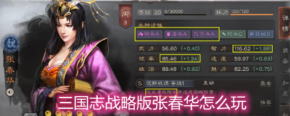 三国志战略版张春华玩法阵容搭配详解