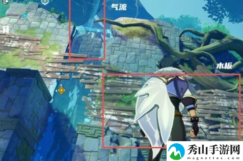 原神林中废墟怎么上去