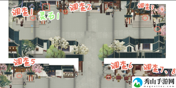 未定事件簿红尘共长生调查灵石位置介绍 稀有道具全获取方案