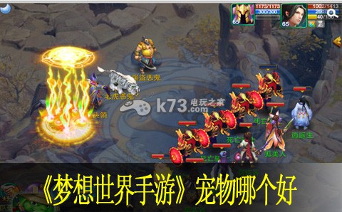 梦想世界手游宠物哪个好:针对不同游戏模式
