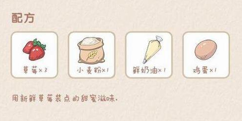 小森生活草莓蛋糕解锁方法