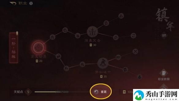 三国:谋定天下职业天赋点重置方式方法