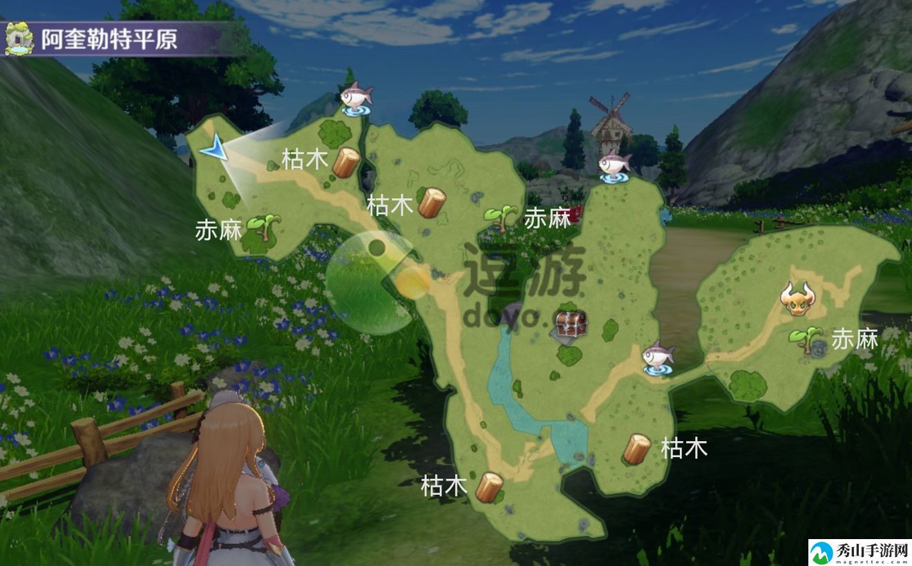玛娜希斯回响全地图采集点位一览
