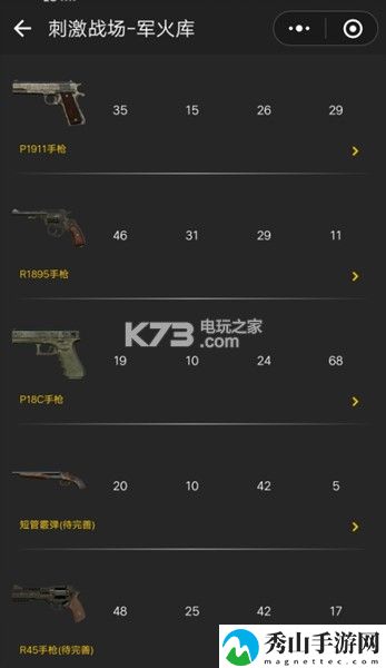 绝地求生刺激战场手枪性能详解：攻略帮你顺利过关