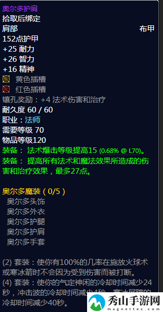 魔兽世界怀旧服法师T4要什么材料