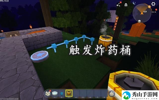 迷你世界光照感应器怎么用