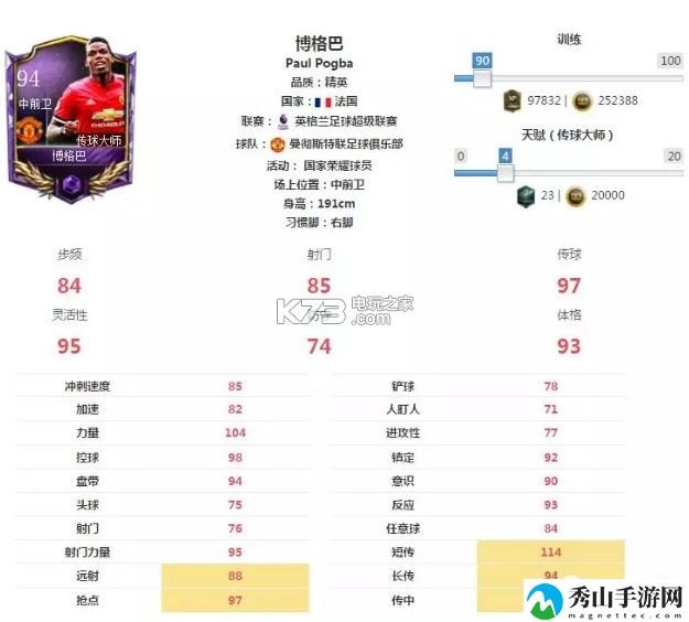FIFA足球世界中前卫球员推荐：攻略教你熟练