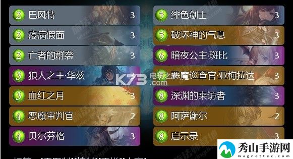 影之诗狼王控鬼无限卡组推荐：时刻关注游戏更新和公告