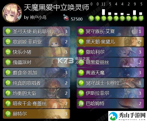 影之诗国服天魔黑爱中立死灵卡组推荐：地图成就与探索挑战攻略